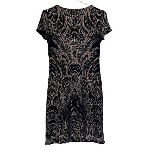 Jump Apparel Black Gold Dress Small - Picture 2 of 9